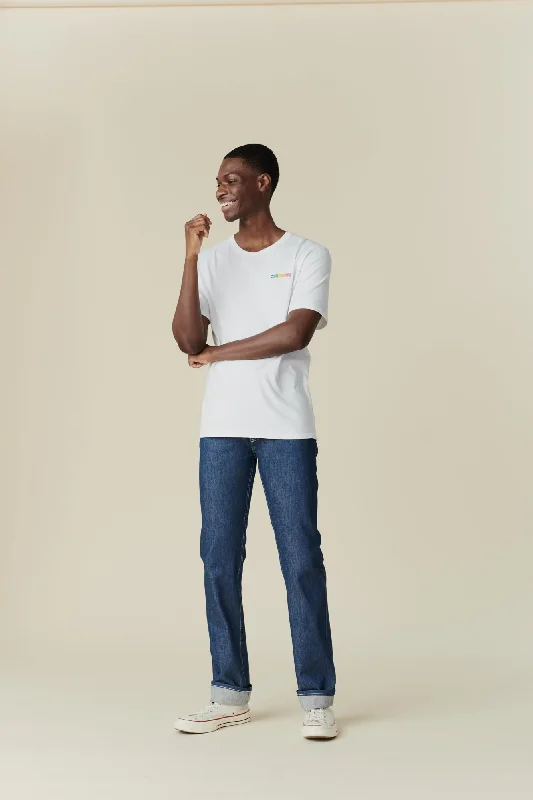 Men's Stretch Jeans with a Moisture - Wicking Lining for Active LifestylesMen's Straight Cut Jeans - Blue