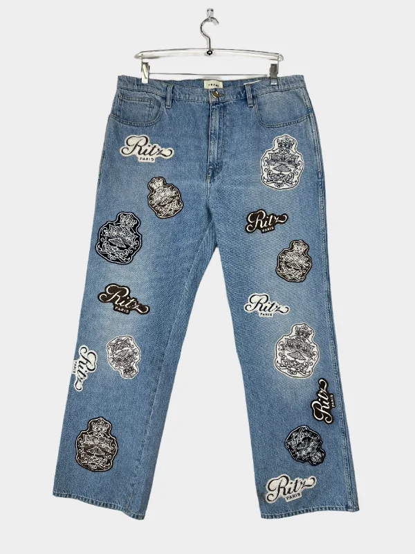 Men's Jeans with a Hidden Coin Pocket for Added ConvenienceRitz Patches Jeans