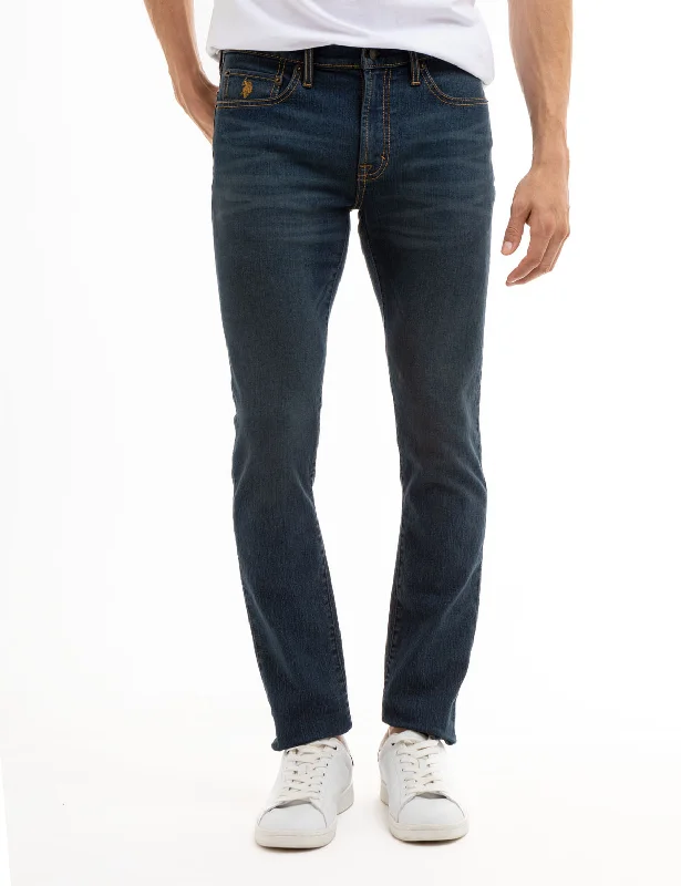 Men's Jeans with an Elastic Waistband for Ultimate ComfortSKINNY STRETCH FIT JEANS