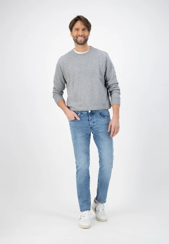 Men's Low - Rise Jeans in a Light Wash for a Casual and Youthful LookSlimmer Rick - Old Stone