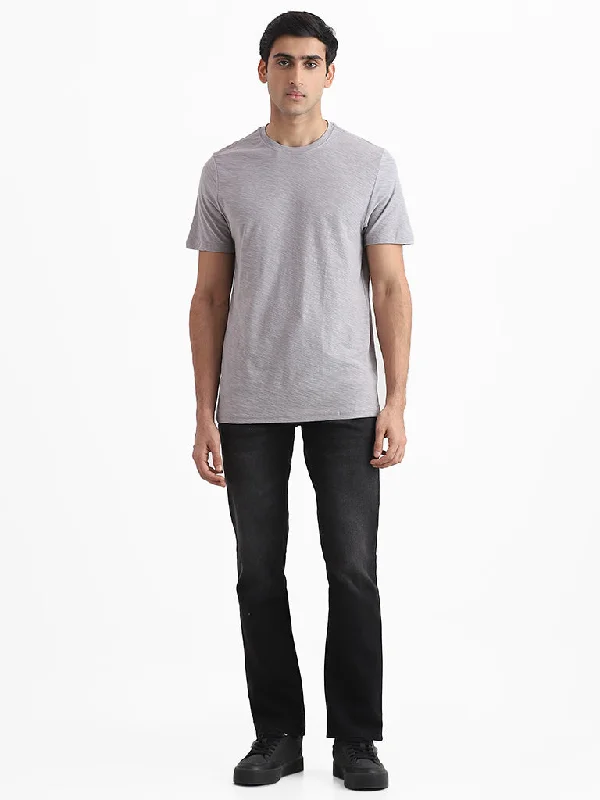 Men's Jeans with a Frayed Hem for a Casual and Effortless StyleWES Casuals Charcoal Relaxed - Fit Mid - Rise Jeans Men's Jeans with a Frayed Hem for a Casual and Effortless StyleWES Casuals Charcoal Relaxed - Fit Mid - Rise Jeans