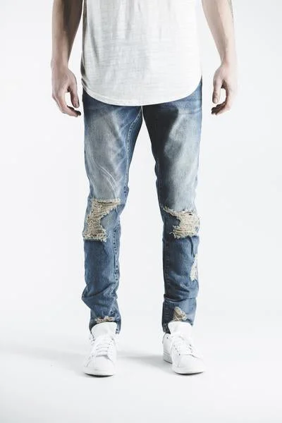 Men's Colored Jeans in Burgundy for a Bold and Fashion - Forward LookBILLY DENIM
