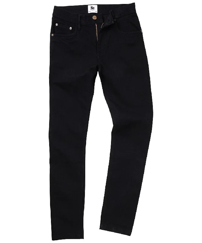 Men's Jeans with a Frayed Hem for a Casual and Effortless StyleBlack - Max slim jeans Men's Jeans with a Frayed Hem for a Casual and Effortless StyleBlack - Max slim jeans