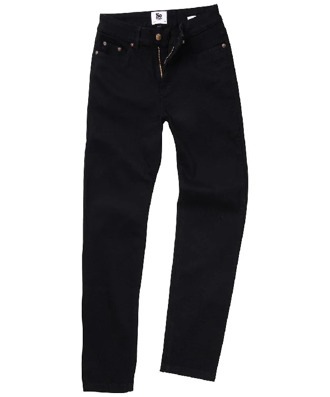 Plus Size Men's Bootcut Jeans with a Belt Loop Upgrade for a Stylish TouchBlack - Women's Katy straight jeans Plus Size Men's Bootcut Jeans with a Belt Loop Upgrade for a Stylish TouchBlack - Women's Katy straight jeans