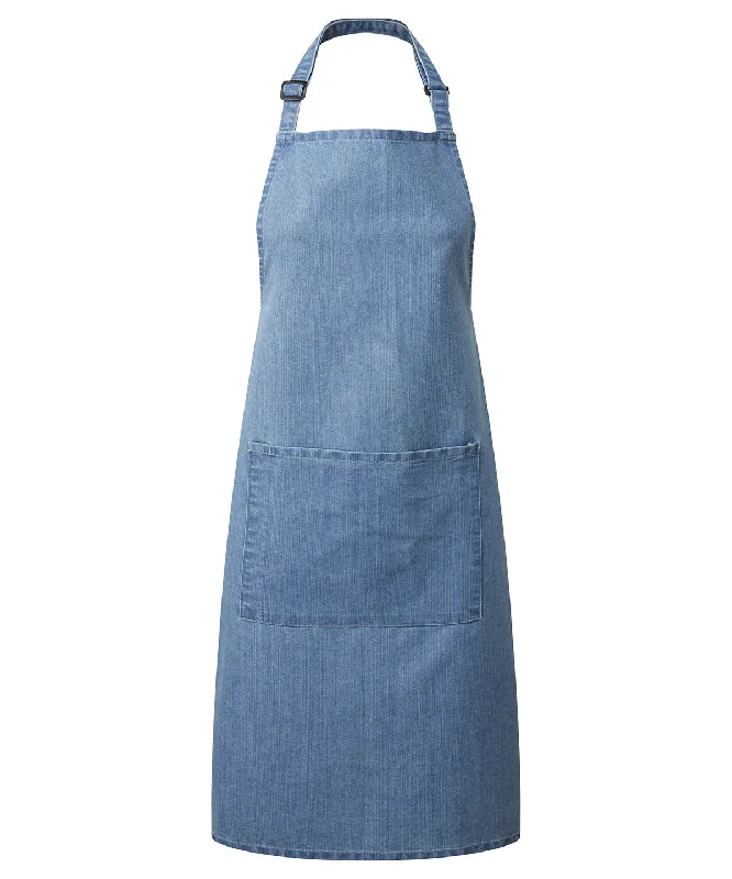 Men's Ripped Skinny Jeans in Acid Wash for an Edgy and Punk - Inspired StyleBlue Denim - Colours bib apron with pocket