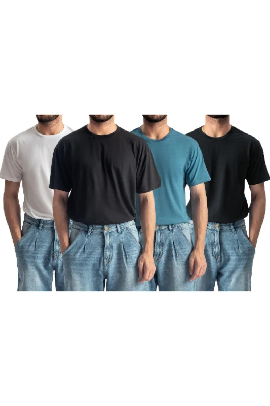 Men's Jeans with a Hidden Coin Pocket for Added ConvenienceBundle of 3 T Shirts
