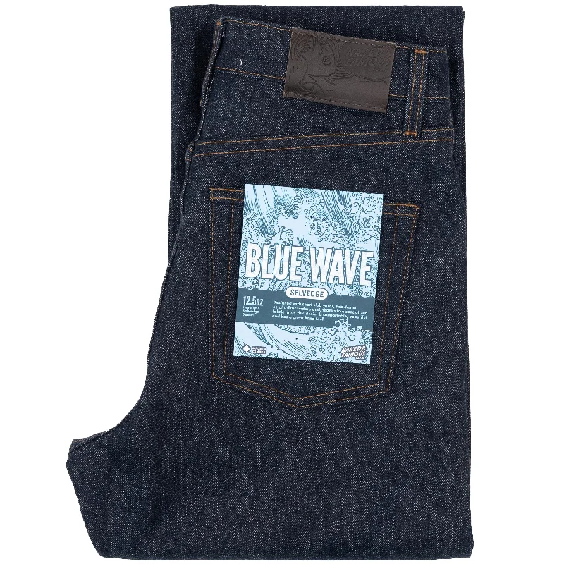 Plus Size Men's Bootcut Jeans with a Relaxed Waist for a Classic and Comfortable FitClassic - Blue Wave Selvedge