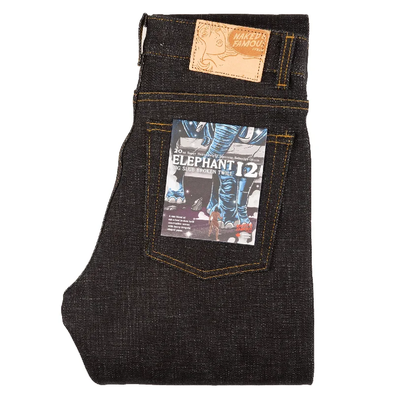 Men's Jeans with a Cargo - Inspired Knee Pocket for Extra StorageClassic - Elephant 12 Men's Jeans with a Cargo - Inspired Knee Pocket for Extra StorageClassic - Elephant 12