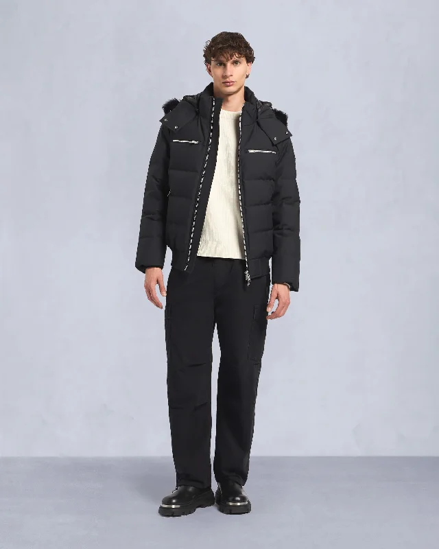 Men's Stretch Jeans with a Moisture - Wicking Lining for Active LifestylesCLOUD SHEARLING BOMBER JACKET Men's Stretch Jeans with a Moisture - Wicking Lining for Active LifestylesCLOUD SHEARLING BOMBER JACKET