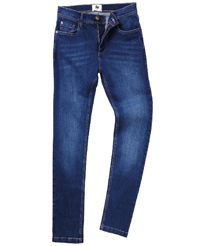 Plus Size Men's Relaxed Fit Jeans with a Faded Wash for a Vintage - Inspired LookDark Blue Wash - Max slim jeans Plus Size Men's Relaxed Fit Jeans with a Faded Wash for a Vintage - Inspired LookDark Blue Wash - Max slim jeans