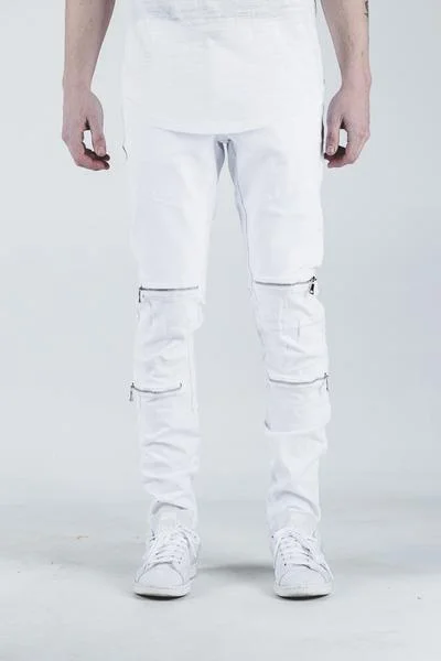 Men's Straight Leg Raw Denim Jeans for a Minimalist and Durable OptionDARTH DENIM (WHITE) Men's Straight Leg Raw Denim Jeans for a Minimalist and Durable OptionDARTH DENIM (WHITE)