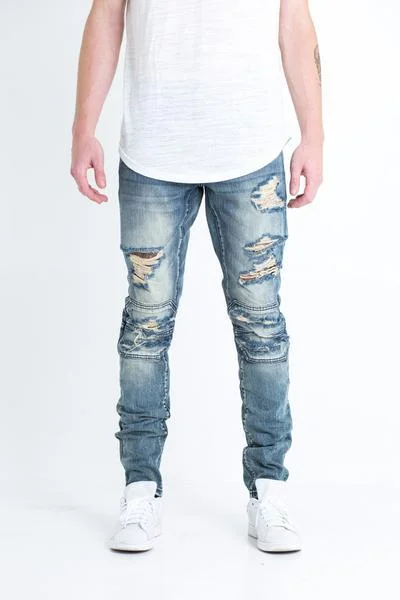 Men's Jeans with a Hidden Coin Pocket for Added ConvenienceDAVID DENIM (STONE WASHED) Men's Jeans with a Hidden Coin Pocket for Added ConvenienceDAVID DENIM (STONE WASHED)