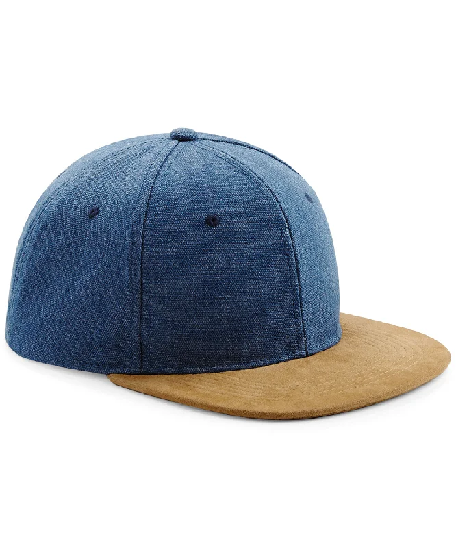 Men's Jeans with a Zip - Off Lower Leg for Convertible StyleDenim Blue - Suede peak snapback