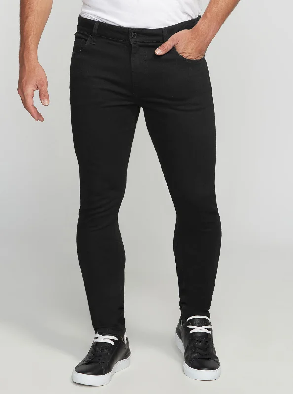 Plus Size Men's Relaxed Fit Jeans with a Faded Wash for a Vintage - Inspired LookEco Low-Rise Slim Chris Denim Jeans In Carry Black Wash Plus Size Men's Relaxed Fit Jeans with a Faded Wash for a Vintage - Inspired LookEco Low-Rise Slim Chris Denim Jeans In Carry Black Wash