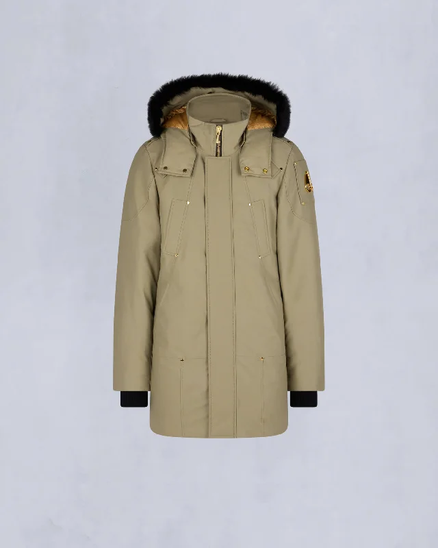 SAGE WITH BLACK SHEARLING