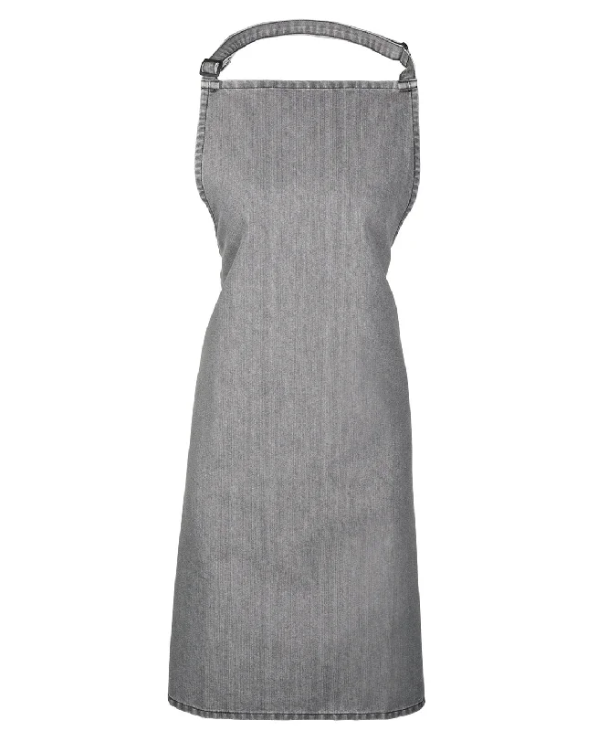 Men's Stretch Jeans with a Moisture - Wicking Lining for Active LifestylesGrey Denim - Colours bib apron