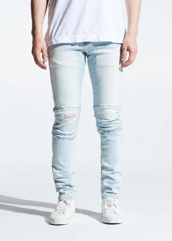 Men's Colored Jeans in Burgundy for a Bold and Fashion - Forward LookHudson Denim (Light Blue) Men's Colored Jeans in Burgundy for a Bold and Fashion - Forward LookHudson Denim (Light Blue)