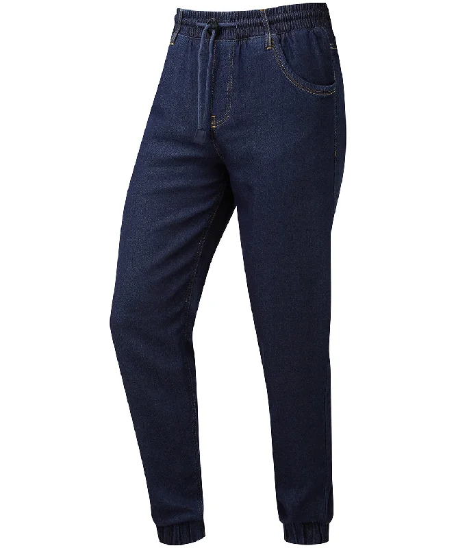 Plus Size Men's Relaxed Fit Jeans with a Tapered Leg for a Laid - Back VibeIndigo Denim - Chef's artisan jogger bottoms Plus Size Men's Relaxed Fit Jeans with a Tapered Leg for a Laid - Back VibeIndigo Denim - Chef's artisan jogger bottoms