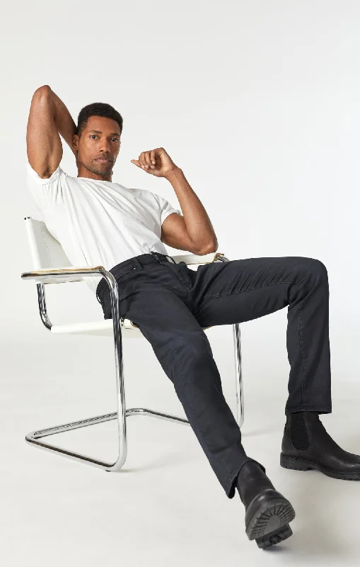 Men's Distressed Jeans with Patches for a Retro and DIY - Inspired AppearanceJAKE SLIM LEG IN COATED ATHLETIC Men's Distressed Jeans with Patches for a Retro and DIY - Inspired AppearanceJAKE SLIM LEG IN COATED ATHLETIC