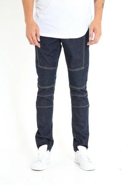 Men's Cargo Jeans with Multiple Pockets for a Practical and Outdoor - Friendly LookJORDAN BIKER DENIM (INDIGO) Men's Cargo Jeans with Multiple Pockets for a Practical and Outdoor - Friendly LookJORDAN BIKER DENIM (INDIGO)