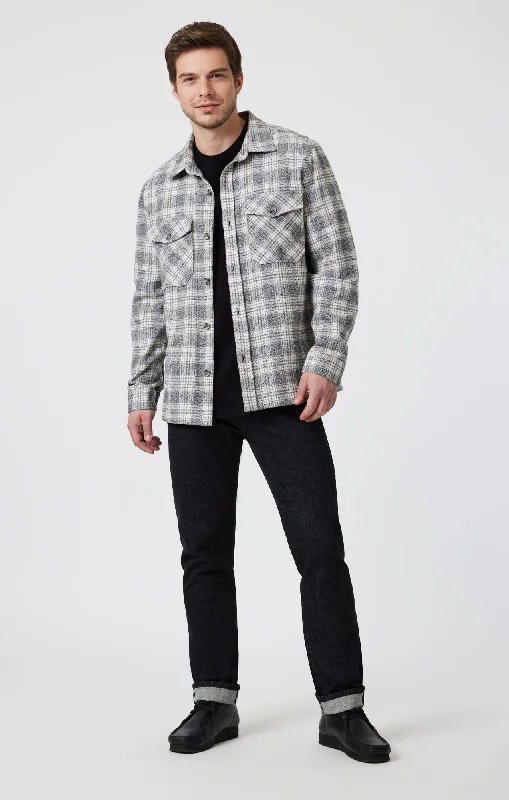 Men's Low - Rise Jeans in a Light Wash for a Casual and Youthful LookMARCUS SLIM STRAIGHT LEG IN BLACK SELVEDGE Men's Low - Rise Jeans in a Light Wash for a Casual and Youthful LookMARCUS SLIM STRAIGHT LEG IN BLACK SELVEDGE