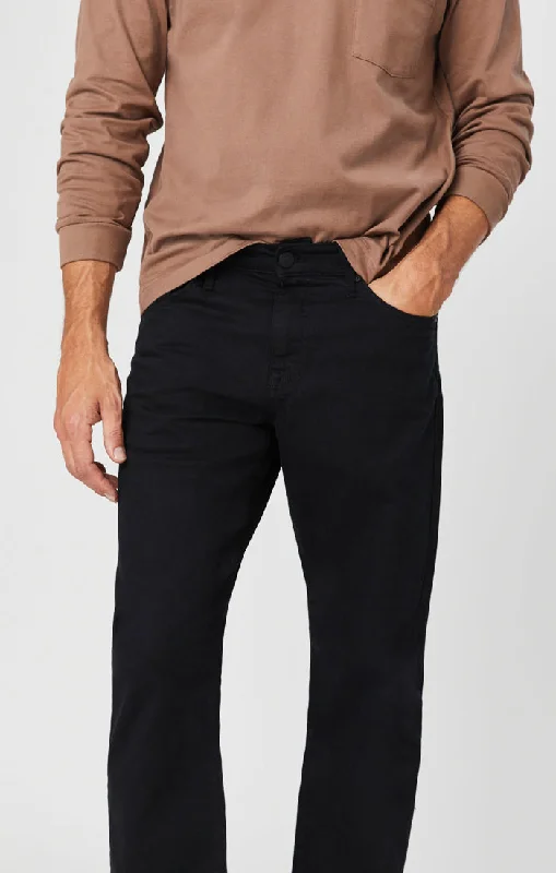Plus Size Men's Bootcut Jeans with a Relaxed Waist for a Classic and Comfortable FitMATT RELAXED STRAIGHT LEG IN BLACK WILLIAMSBURG Plus Size Men's Bootcut Jeans with a Relaxed Waist for a Classic and Comfortable FitMATT RELAXED STRAIGHT LEG IN BLACK WILLIAMSBURG