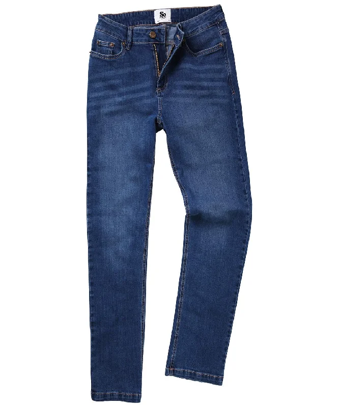 Plus Size Men's Bootcut Jeans with a Relaxed Waist for a Classic and Comfortable FitMid Blue Wash - Women's Katy straight jeans Plus Size Men's Bootcut Jeans with a Relaxed Waist for a Classic and Comfortable FitMid Blue Wash - Women's Katy straight jeans