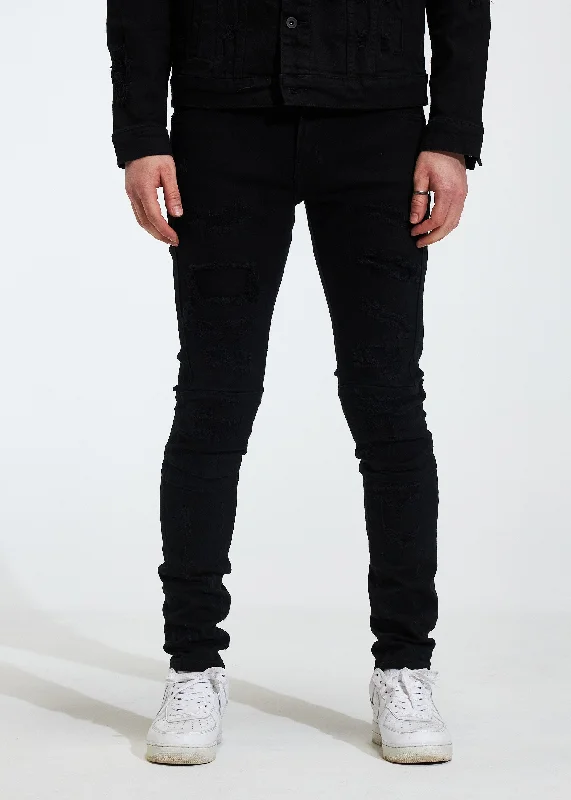 Plus Size Men's Bootcut Jeans with a Relaxed Waist for a Classic and Comfortable FitMontana 2.0 Denim (Jet Black) Plus Size Men's Bootcut Jeans with a Relaxed Waist for a Classic and Comfortable FitMontana 2.0 Denim (Jet Black)