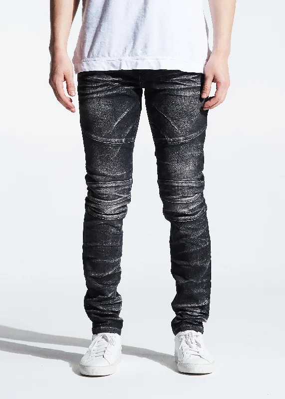 Men's Jeans with a Frayed Hem for a Casual and Effortless StyleMontana Denim (Black Acid) Men's Jeans with a Frayed Hem for a Casual and Effortless StyleMontana Denim (Black Acid)