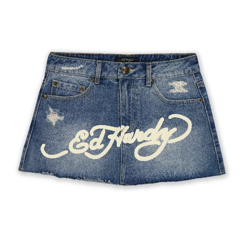 Men's Stretch Jeans with a Moisture - Wicking Lining for Active LifestylesMulti Tattoo Denim Mini Skirt Men's Stretch Jeans with a Moisture - Wicking Lining for Active LifestylesMulti Tattoo Denim Mini Skirt