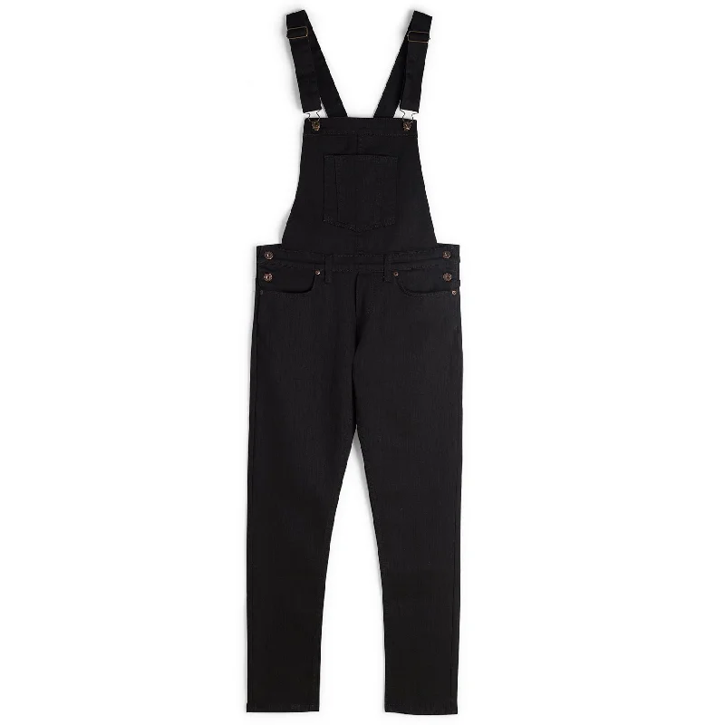 Men's Distressed Jeans with Patches for a Retro and DIY - Inspired AppearanceWomen's - Overalls - Black Power Stretch Men's Distressed Jeans with Patches for a Retro and DIY - Inspired AppearanceWomen's - Overalls - Black Power Stretch