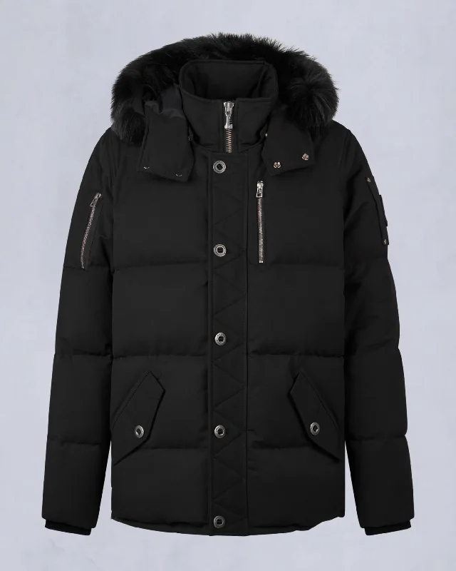 BLACK WITH BLACK FOX FUR