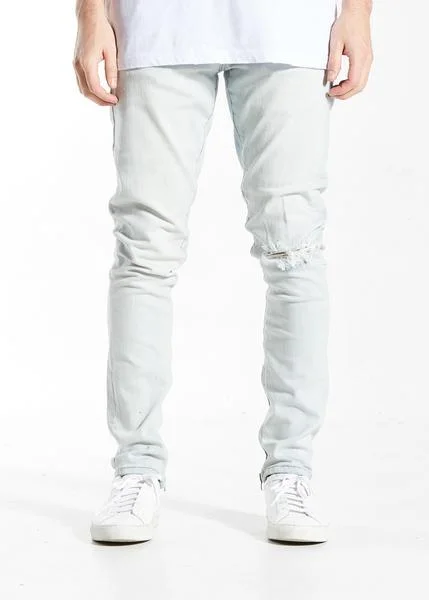 Men's Ripped Skinny Jeans in Acid Wash for an Edgy and Punk - Inspired StylePacific Denim (Vintage Pale Blue) Men's Ripped Skinny Jeans in Acid Wash for an Edgy and Punk - Inspired StylePacific Denim (Vintage Pale Blue)