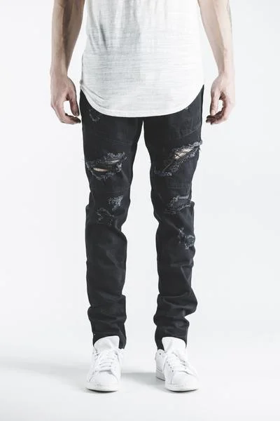Men's Slim Fit Stretch Jeans in Dark Wash for a Modern and Comfortable LookROBB DENIM Men's Slim Fit Stretch Jeans in Dark Wash for a Modern and Comfortable LookROBB DENIM