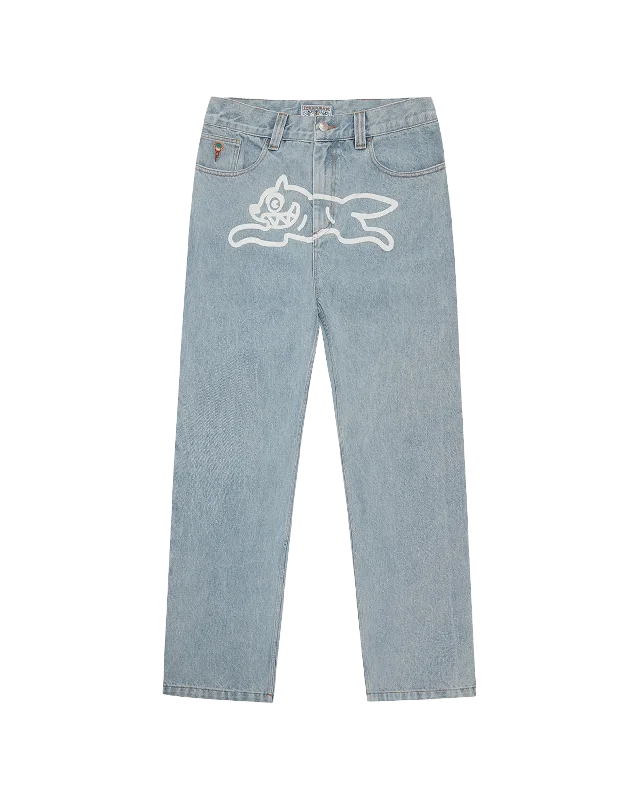 Men's Cargo Jeans with Multiple Pockets for a Practical and Outdoor - Friendly LookRunning Dog Double Scoop Denim Pant Men's Cargo Jeans with Multiple Pockets for a Practical and Outdoor - Friendly LookRunning Dog Double Scoop Denim Pant