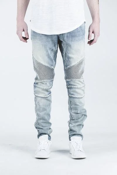 Men's Jeans with a Hidden Coin Pocket for Added ConvenienceSkywalker Biker Denim (Stone Wash) Men's Jeans with a Hidden Coin Pocket for Added ConvenienceSkywalker Biker Denim (Stone Wash)