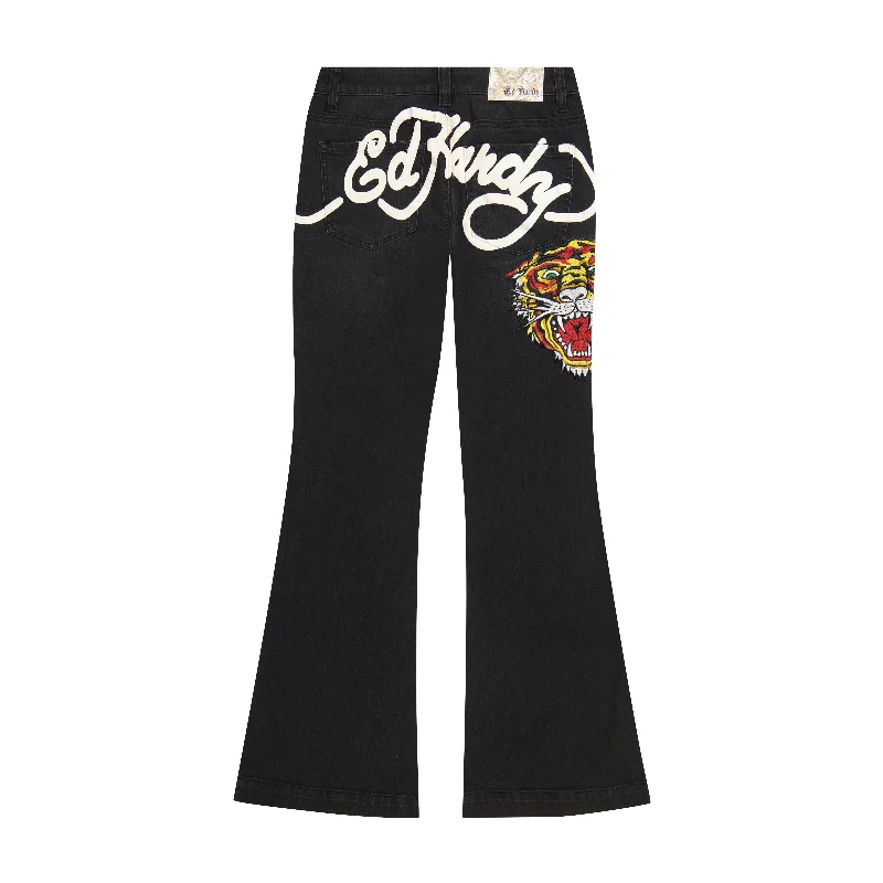 Plus Size Men's Bootcut Jeans with a Relaxed Waist for a Classic and Comfortable FitTiger Head Slim Flare Jean Plus Size Men's Bootcut Jeans with a Relaxed Waist for a Classic and Comfortable FitTiger Head Slim Flare Jean