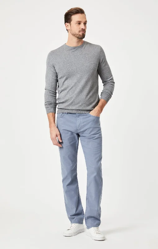 Men's Stretch Jeans with a Moisture - Wicking Lining for Active LifestylesZACH STRAIGHT LEG IN FLINT STONE LUXE TWILL Men's Stretch Jeans with a Moisture - Wicking Lining for Active LifestylesZACH STRAIGHT LEG IN FLINT STONE LUXE TWILL