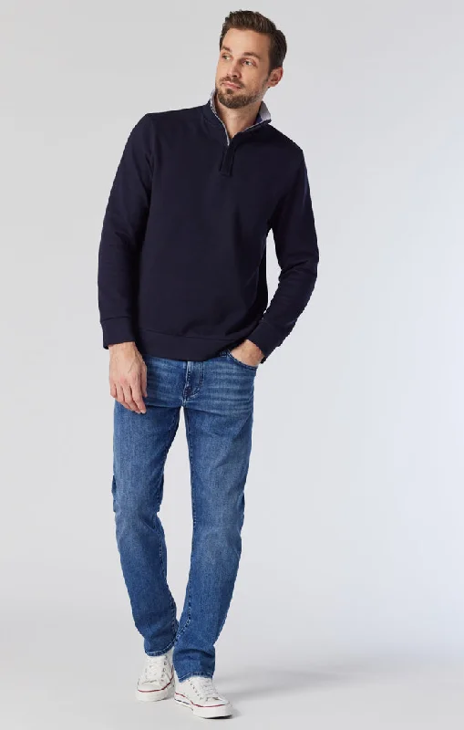 Men's Jeans with a Hidden Coin Pocket for Added ConvenienceZACH STRAIGHT LEG IN LIGHT FOGGY WILLIAMSBURG Men's Jeans with a Hidden Coin Pocket for Added ConvenienceZACH STRAIGHT LEG IN LIGHT FOGGY WILLIAMSBURG