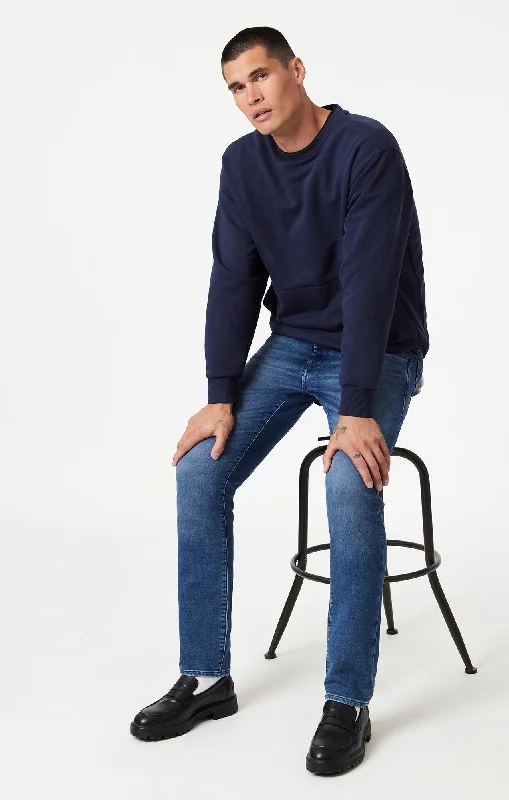 Men's Straight Leg Raw Denim Jeans for a Minimalist and Durable OptionZACH STRAIGHT LEG IN MID TONAL ATHLETIC Men's Straight Leg Raw Denim Jeans for a Minimalist and Durable OptionZACH STRAIGHT LEG IN MID TONAL ATHLETIC