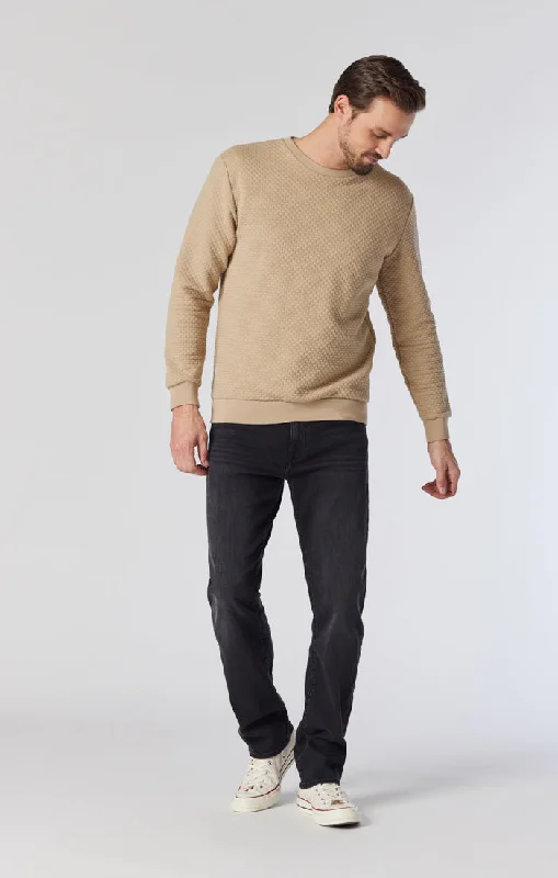 Men's Jeans with a Hidden Coin Pocket for Added ConvenienceZACH STRAIGHT LEG IN SMOKE WILLIAMSBURG