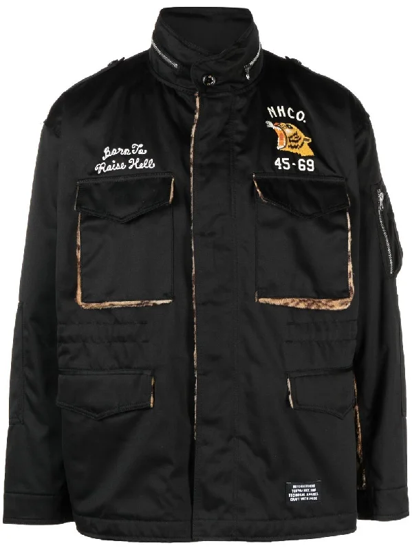 Hooded men jackets with a detachable faux - fur trim for added warmthM-65 Padded Jacket Hooded men jackets with a detachable faux - fur trim for added warmthM-65 Padded Jacket