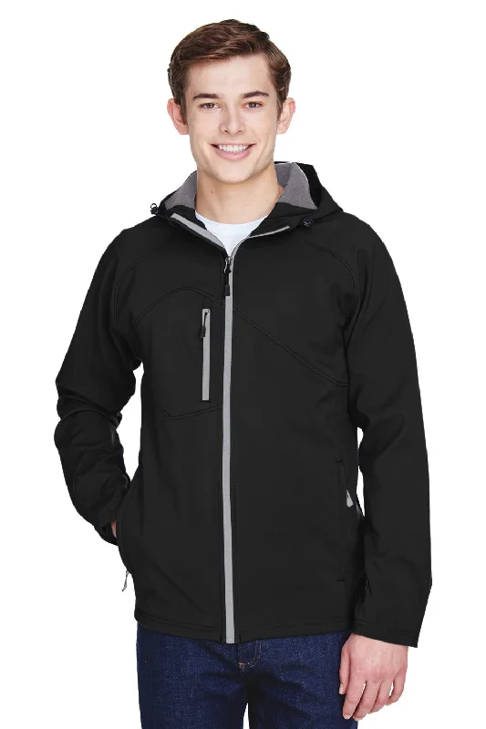 Corduroy men jackets in earthy tones for a rustic charmNorth End Mens Prospect Water Resistant Full Zip Hooded Jacket - Black Corduroy men jackets in earthy tones for a rustic charmNorth End Mens Prospect Water Resistant Full Zip Hooded Jacket - Black