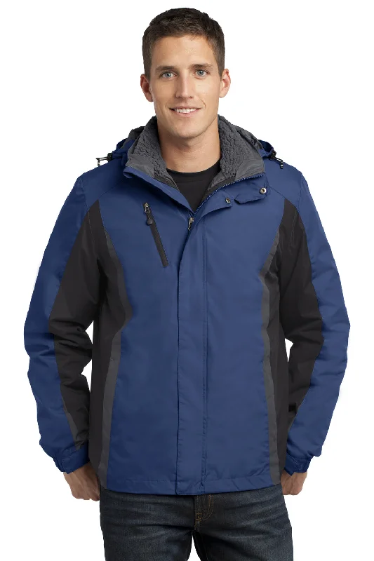 Waterproof men jackets with taped seams for heavy rain protectionPort Authority Mens 3-in-1 Wind & Water Resistant Full Zip Hooded Jacket - Admiral Blue/Black/Magnet Grey Waterproof men jackets with taped seams for heavy rain protectionPort Authority Mens 3-in-1 Wind & Water Resistant Full Zip Hooded Jacket - Admiral Blue/Black/Magnet Grey