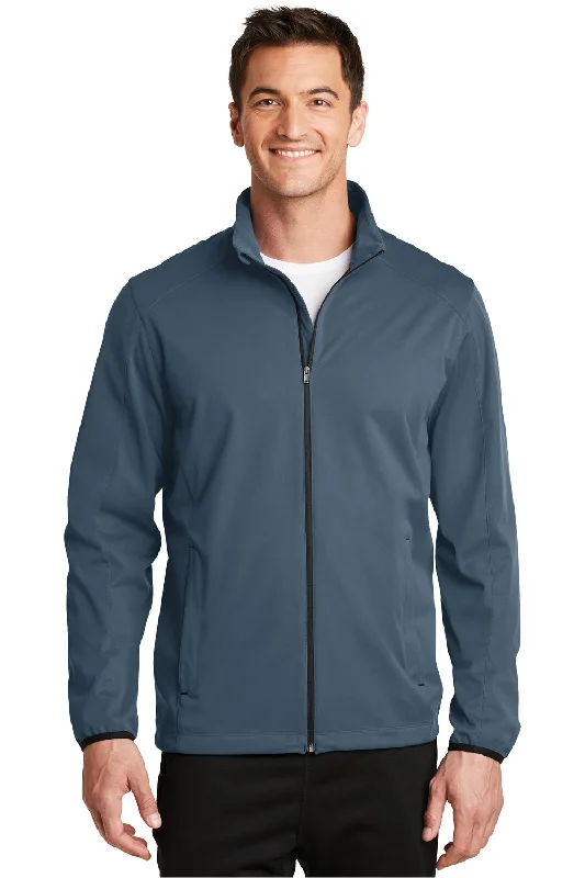 Plus - size men jackets with adjustable drawstrings for a comfortable fitPort Authority Mens Active Wind & Water Resistant Full Zip Jacket - Regatta Blue - Closeout Plus - size men jackets with adjustable drawstrings for a comfortable fitPort Authority Mens Active Wind & Water Resistant Full Zip Jacket - Regatta Blue - Closeout