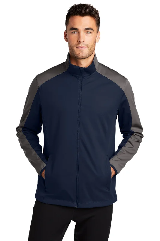 Lightweight men jackets made from recycled nylon for eco - friendly travelPort Authority Mens Active Wind & Water Resistant Full Zip Jacket - Dress Navy Blue/Steel Grey Lightweight men jackets made from recycled nylon for eco - friendly travelPort Authority Mens Active Wind & Water Resistant Full Zip Jacket - Dress Navy Blue/Steel Grey
