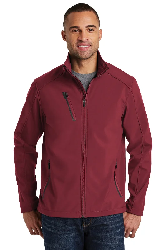 Men jackets with a media - friendly pocket for easy access to gadgetsPort Authority Mens Welded Wind & Water Resistant Full Zip Jacket - Garnet Red Men jackets with a media - friendly pocket for easy access to gadgetsPort Authority Mens Welded Wind & Water Resistant Full Zip Jacket - Garnet Red