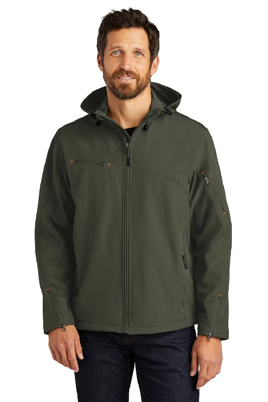 Tailored men jackets to pair with formal trousers for business meetingsPort Authority Mens Wind & Water Resistant Full Zip Hooded Jacket - Mineral Green/Soft Orange Tailored men jackets to pair with formal trousers for business meetingsPort Authority Mens Wind & Water Resistant Full Zip Hooded Jacket - Mineral Green/Soft Orange