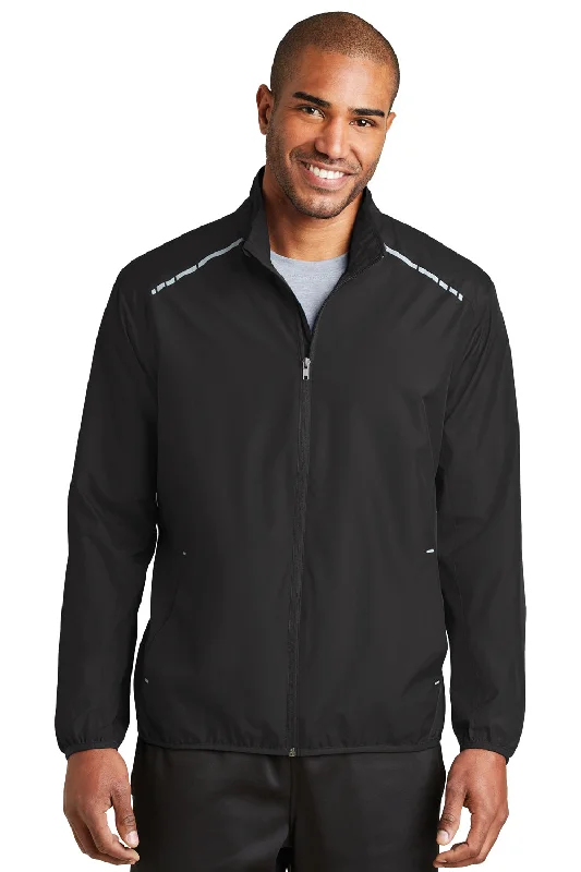 Corduroy men jackets in earthy tones for a rustic charmPort Authority Mens Zephyr Reflective Hit Wind & Water Resistant Full Zip Jacket - Black - Closeout Corduroy men jackets in earthy tones for a rustic charmPort Authority Mens Zephyr Reflective Hit Wind & Water Resistant Full Zip Jacket - Black - Closeout