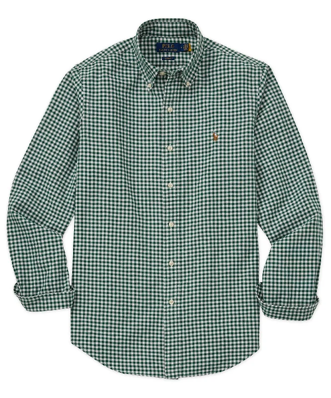 Men's plus size golf polo shirts in moisture wicking fabricPolo Ralph Lauren Long Sleeve Oxford Sport Shirt Men's plus size golf polo shirts in moisture wicking fabricPolo Ralph Lauren Long Sleeve Oxford Sport Shirt